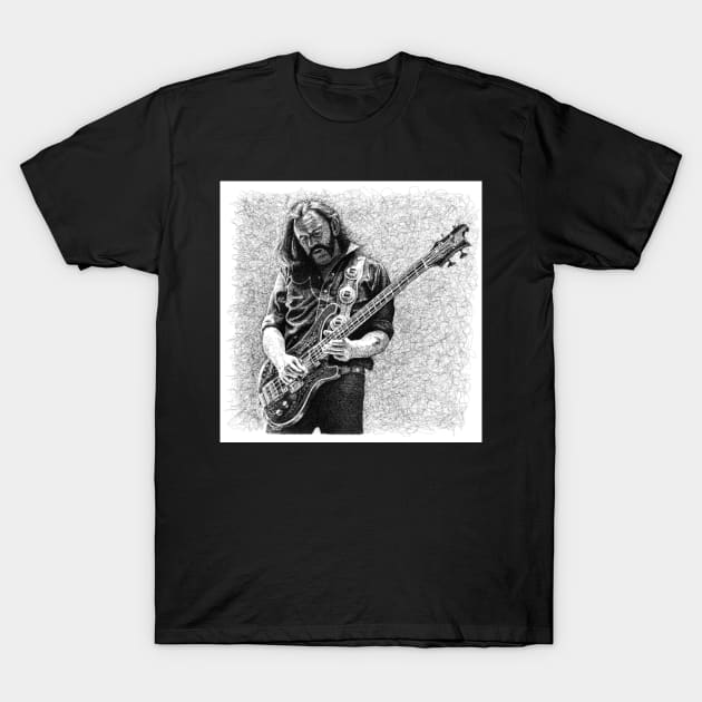 Lemmy_Kilmister T-Shirt by family love forever